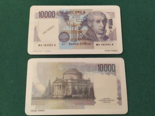 Fiches vecchie lire in pvc