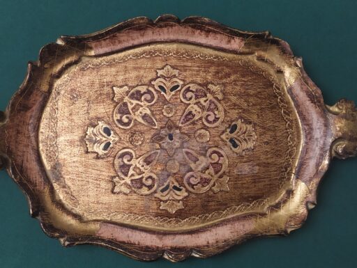 Vassoi ovali legno sottobicchieri legno antica firenze