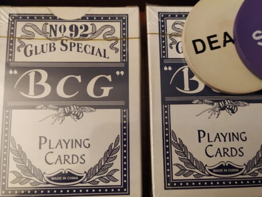 Scatola poker anni 60/70