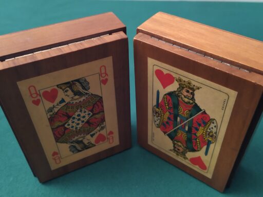 Scatole portacarte in legno