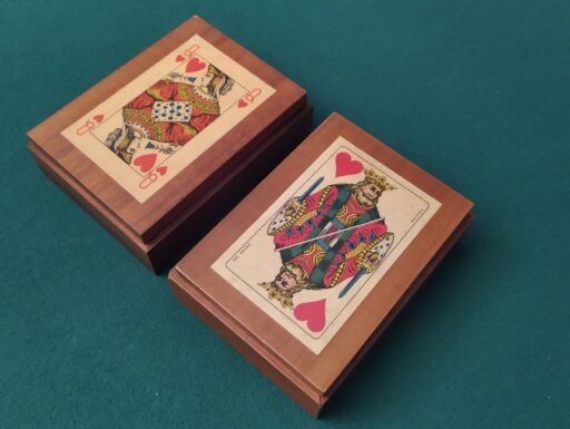 Scatole portacarte in legno