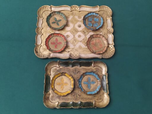 Vassoi rettangolari e sottobicchieri legno