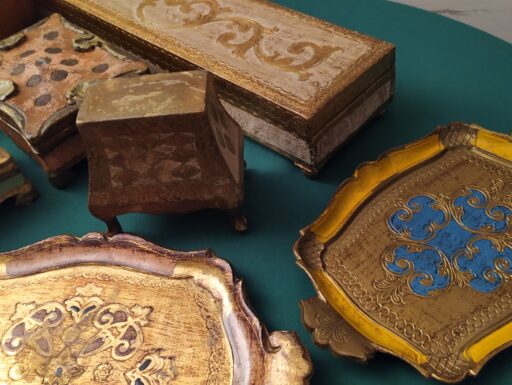 Contenitori d’epoca lavorazione antica firenze