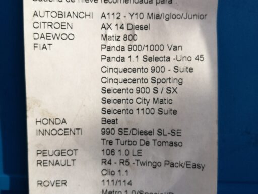 Catene da neve koenig modello 020