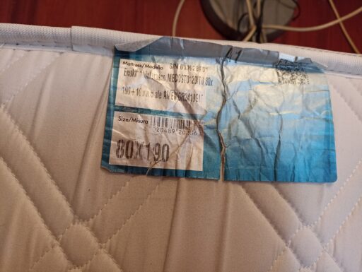 Materasso singolo 80×190