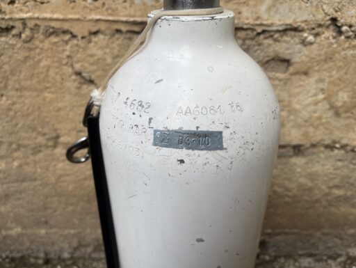 Bombola per ossigeno 10 lt in alluminio + erogatore dedicato