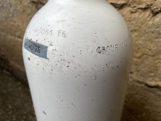 Bombola per ossigeno 10 lt in alluminio + erogatore dedicato