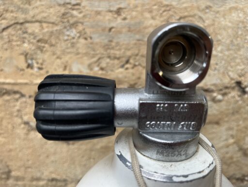 Bombola per ossigeno 10 lt in alluminio + erogatore dedicato