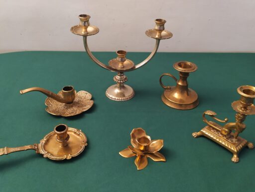 Bugie in ottone d'epoca