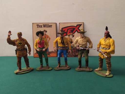 Tex willer e i suoi pards + targhe legno