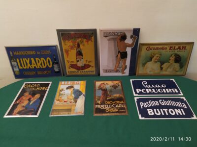 Targhe pubblicita’ antica terzo raggruppamento