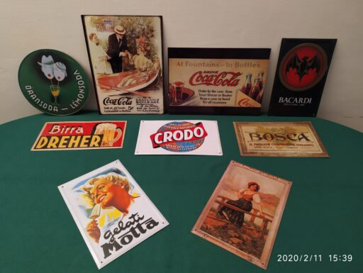 Targhe pubblicita’ storica quarto raggruppamento