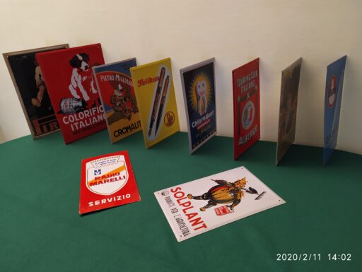 Targhe pubblicita’ dell’altro secolo secondo raggruppamento