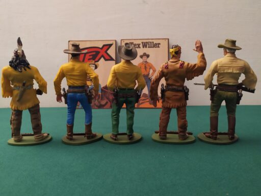 Tex willer e i suoi pards + targhe legno