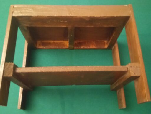 Tavolino artigianale legno d’epoca