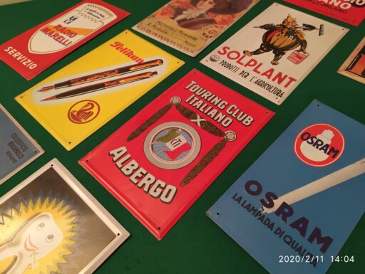 Targhe pubblicita’ dell’altro secolo secondo raggruppamento