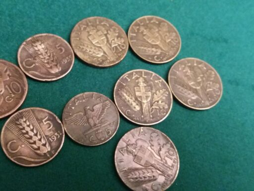 Monete dei primi del secolo scorso