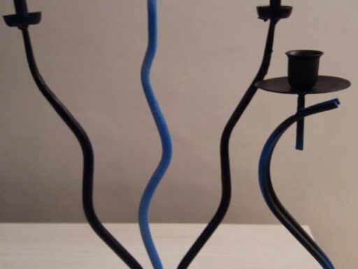 Candelabri in ferro stile new liberty