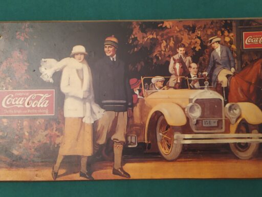 Targhe coca cola in legno