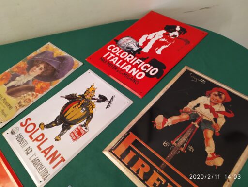 Targhe pubblicita’ dell’altro secolo secondo raggruppamento