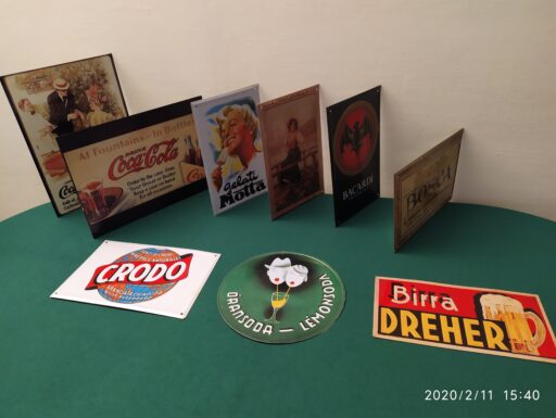 Targhe pubblicita’ storica quarto raggruppamento
