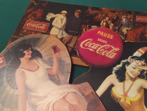 Targhe coca cola in legno