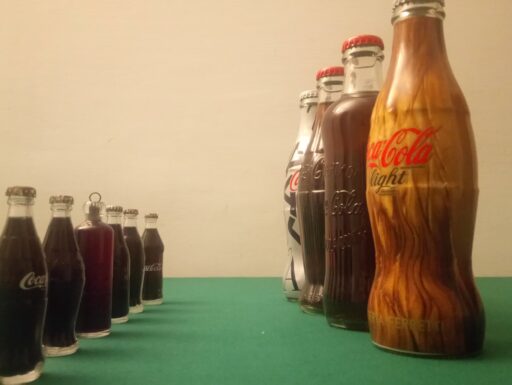 Mignon coca + bottiglie da collezione