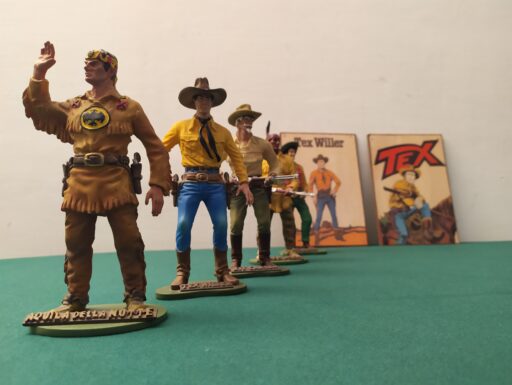 Tex willer e i suoi pards + targhe legno