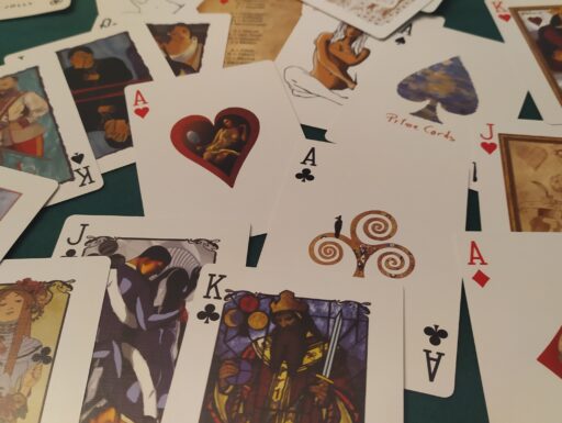 Carte e dadi poker d’epoca