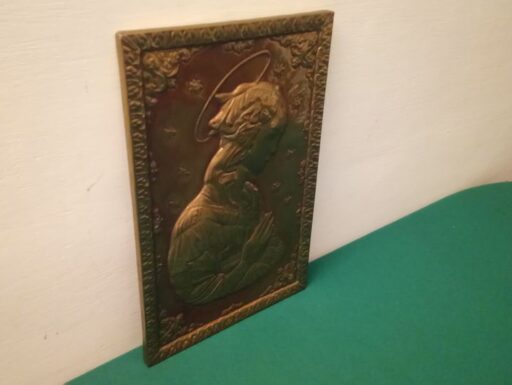 Quadro d’epoca in ottone