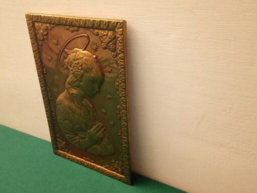 Quadro d’epoca in ottone