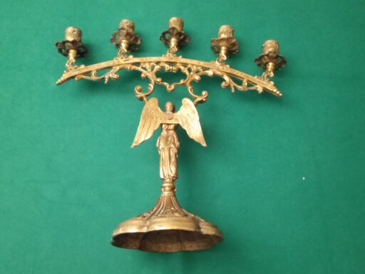 Candelabro ottone d’epoca