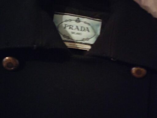 Cappotto prada vintage nero