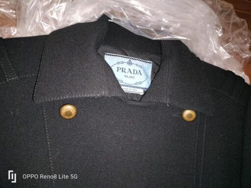Cappotto prada vintage nero