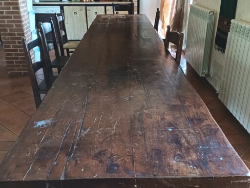 Tavolo massello di quercia resistentissimo di 4,5m