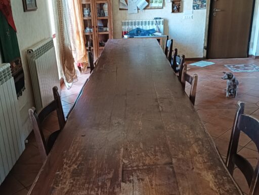 Tavolo massello di quercia resistentissimo di 4,5m