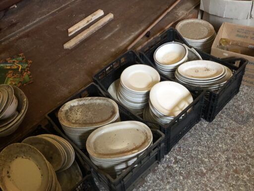 Piatti e bicchieri coppe per gelato