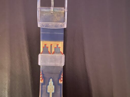 Orologio swatch blue flamingo gn114 vintage