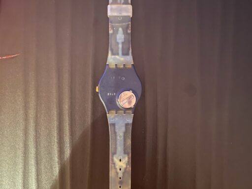 Orologio swatch blue flamingo gn114 vintage