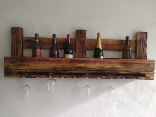 Portabottiglie e 10 calici possibilità di vari colori