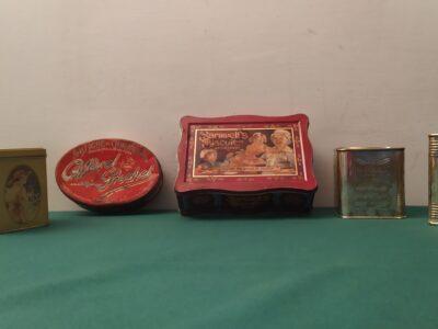 Scatole metallo 2^ meta’ del secolo scorso