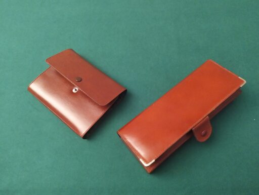 Porta carte in pelle