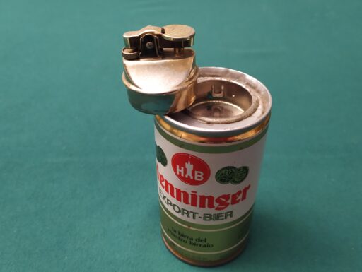 Accendino lattina birra henninger
