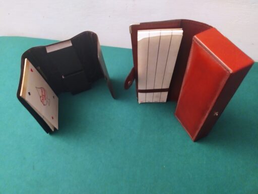 Porta carte in pelle