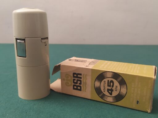 Adattatore vintage bsr 45 rpm