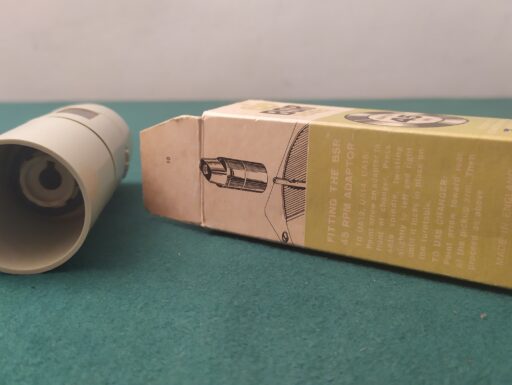 Adattatore vintage bsr 45 rpm