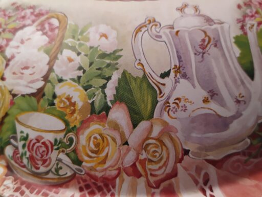 Contenitore rotondo in latta d’epoca