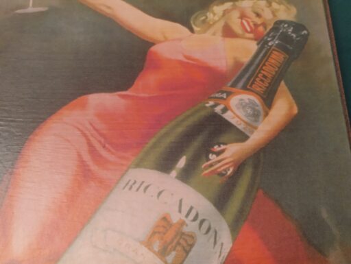 L’arte nella pubblicità antica-targhe legno e ferro