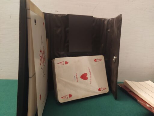 Porta carte in pelle