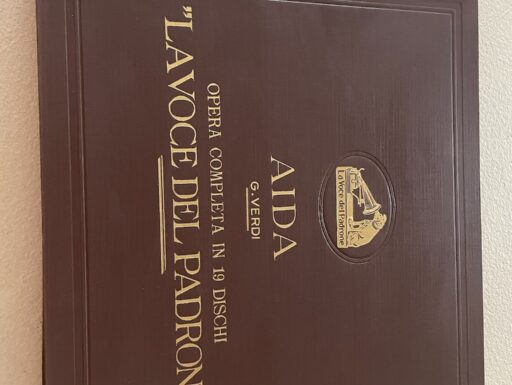 Opera lirica aida dischi 78 giri vintage atto 3 e 4